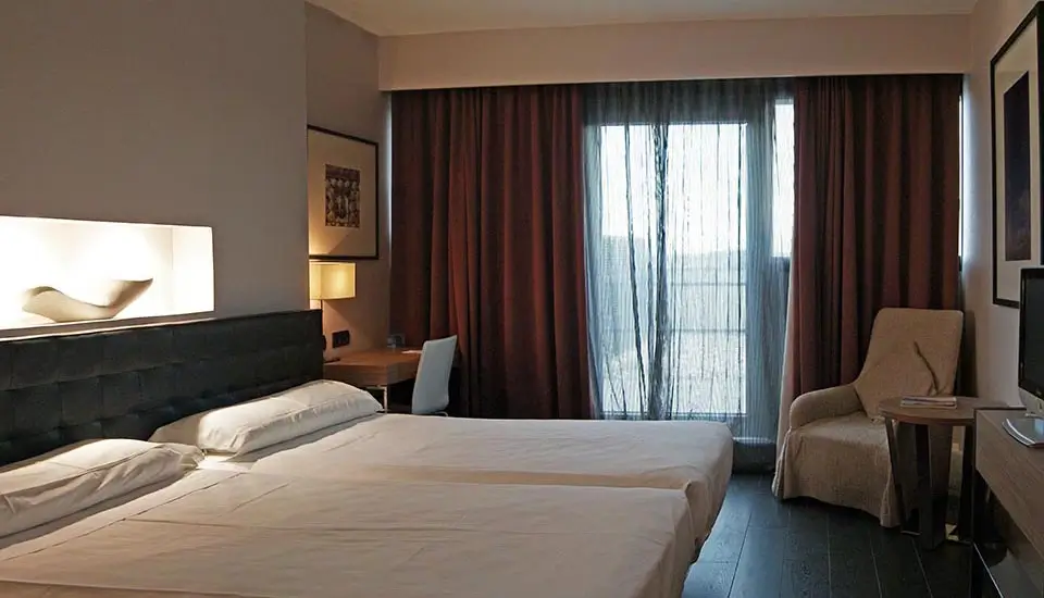 Doppelzimmer im 4-Sterne-Hotel Zen Balagares für das Sommercamp in Spanien